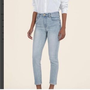 Kut from the Kloth Crop Straight Leg High Rise | sz 0